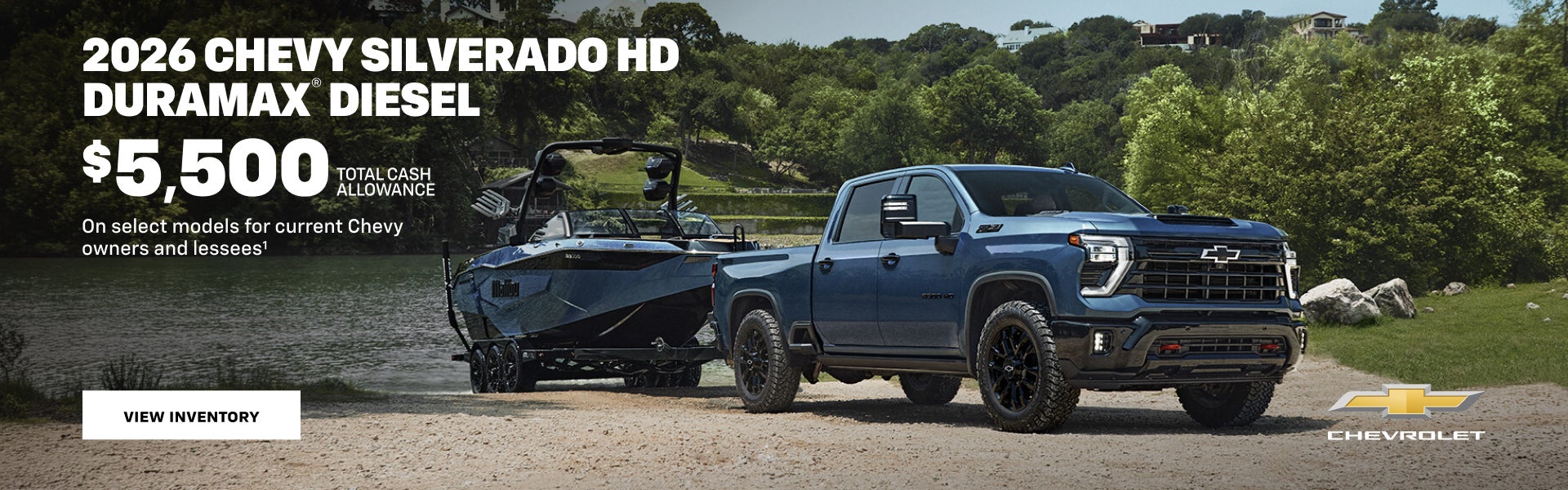 2026 Chevy Silverado HD Duramax Diesel. $5,500 Total Cash Allowance on select models
For current ...